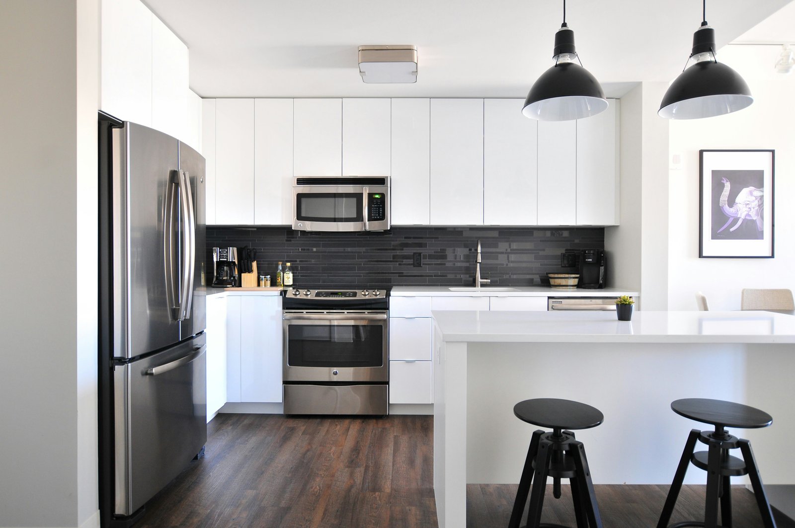 Cocina moderna remodelada